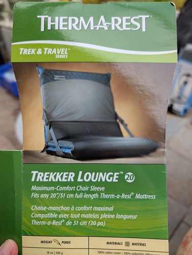 Thermarest trekker chair - thermarest, 20"