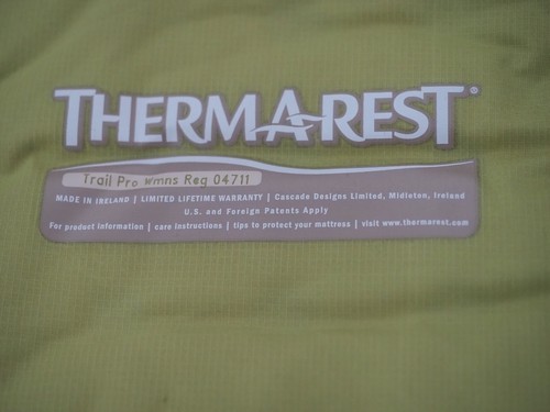 Thermarest trail pro - trail,